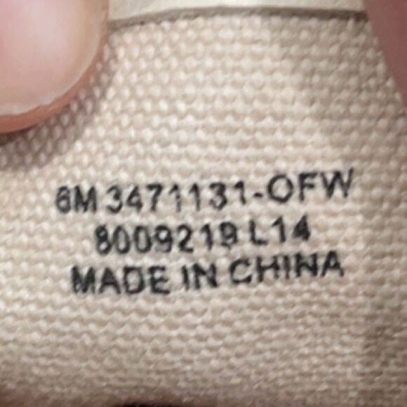 Frye Greene Low Sneaker | Off White Painted Canvas - Picture 9 of 10